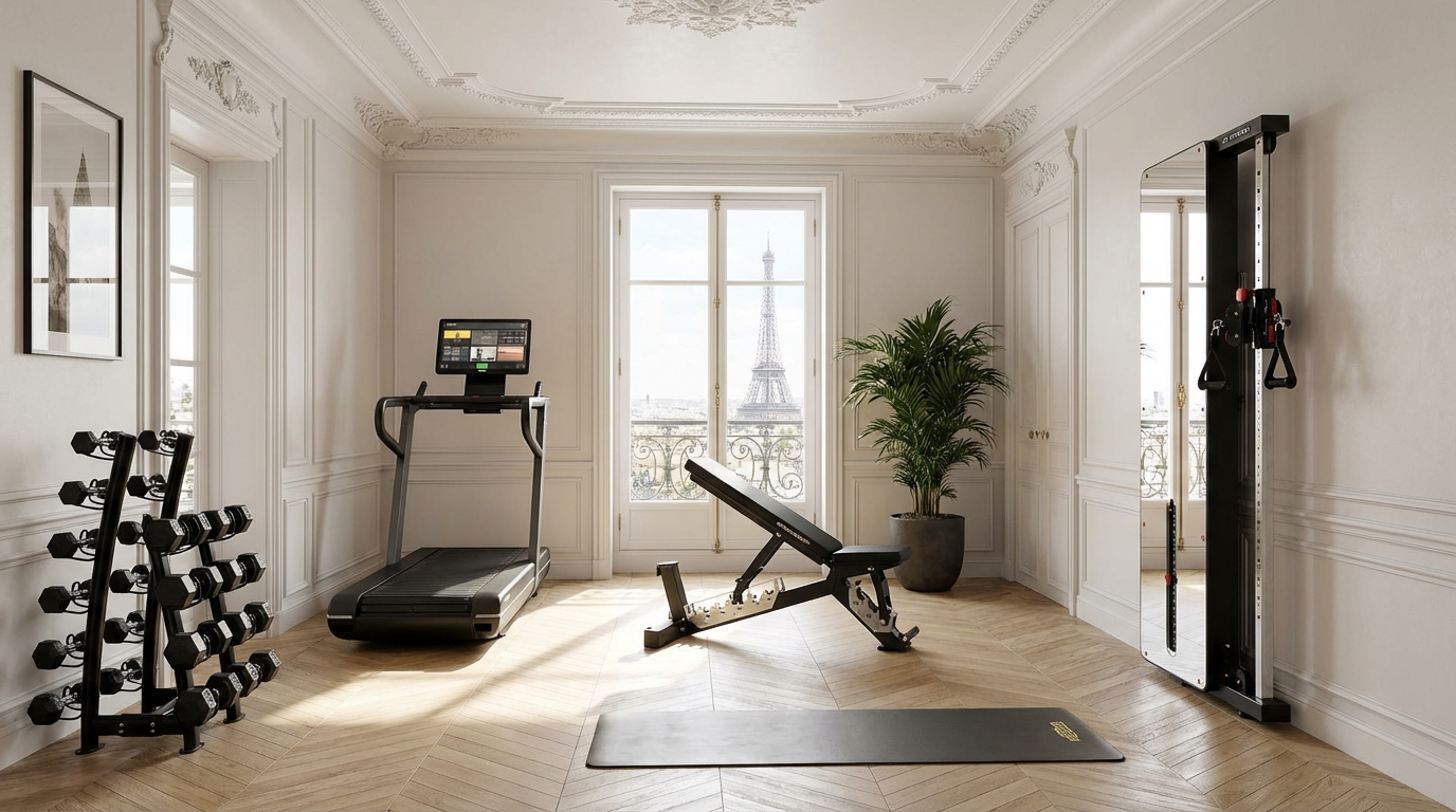 Aménager un home gym d’exception dans un appartement parisien : l’expertise Central Gym au pied de la Tour Eiffel