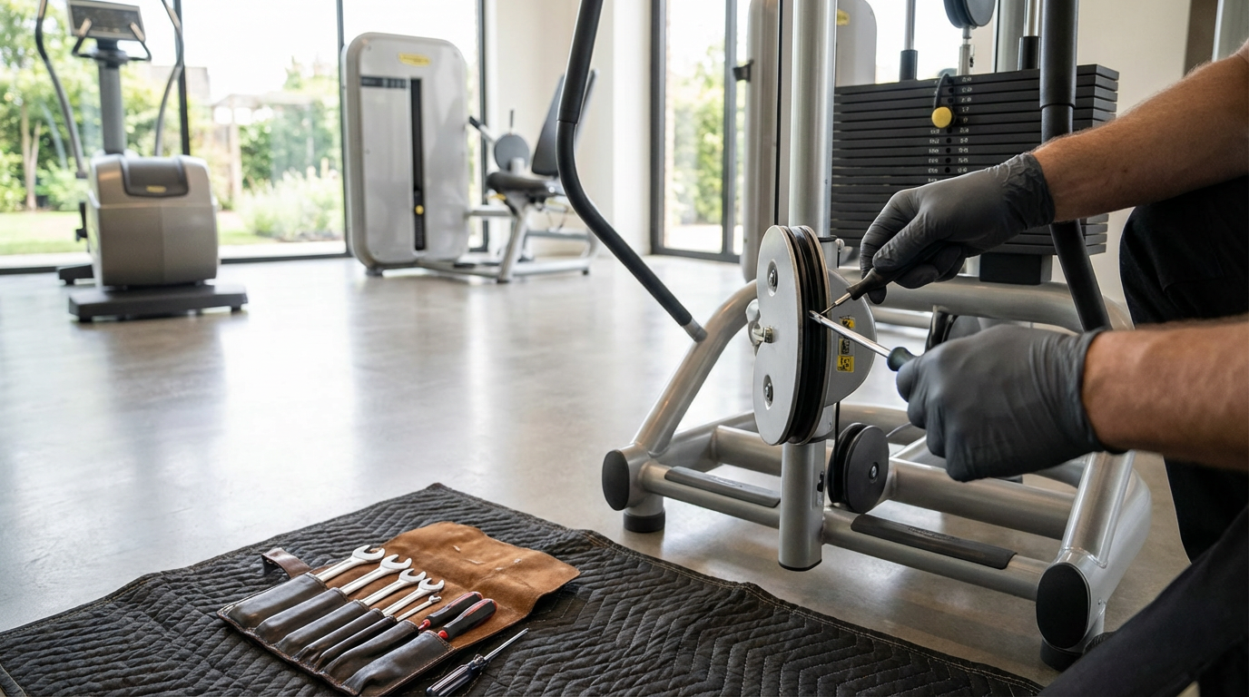 Maintenance d'une salle de sport haut de gamme : pourquoi la prévention protège l'investissement
