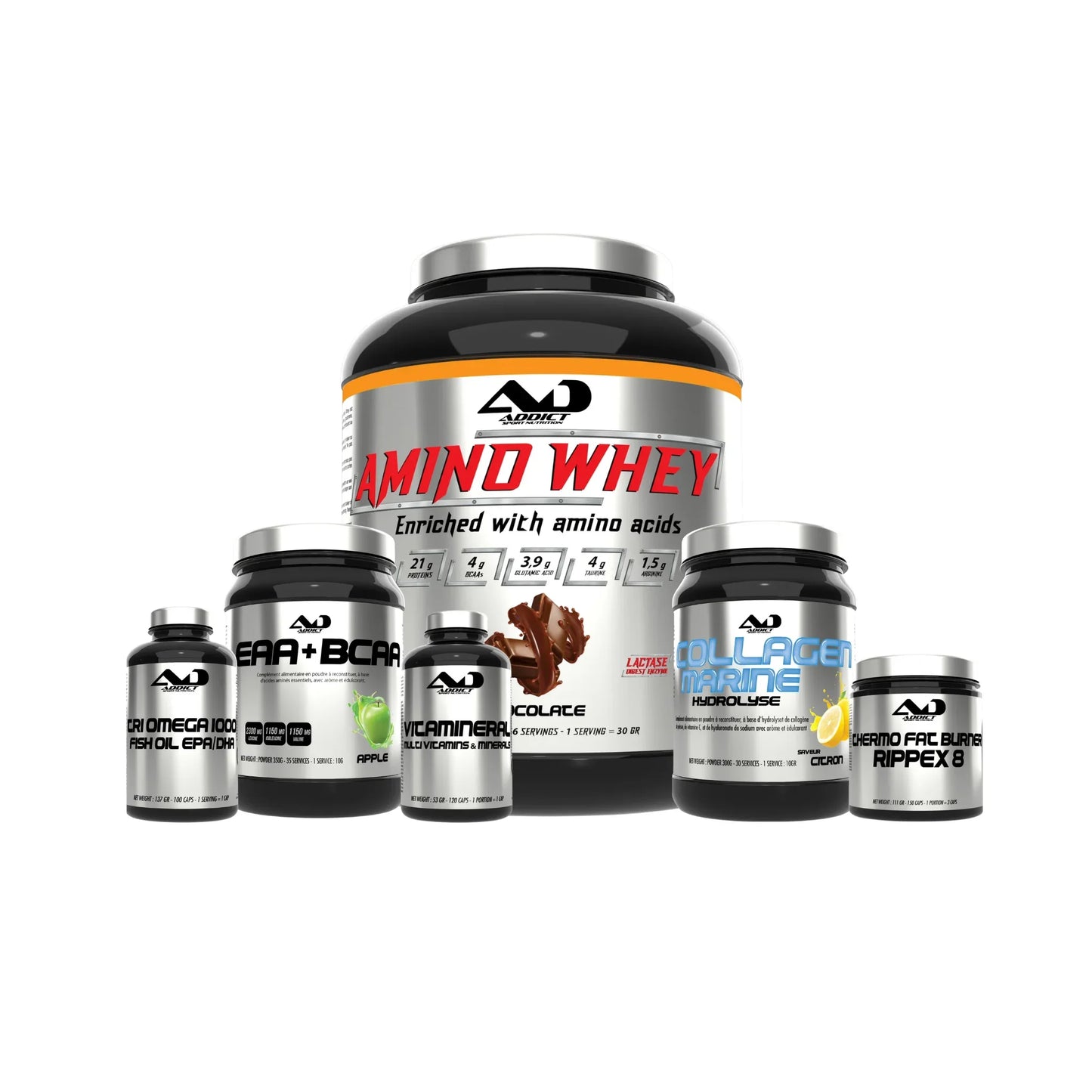 PACK ADDICT Perte de Gras 90 jours (Femme +60kg)