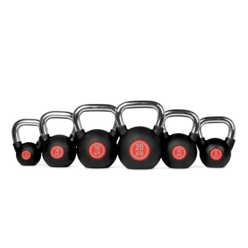 Kettlebell caoutchouc entraînement fonctionnel musculation - CENTRALGYM.FR