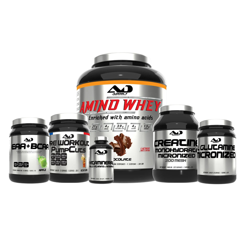 PACK ADDICT Masse Sèche 90 jours (Homme -80kg)