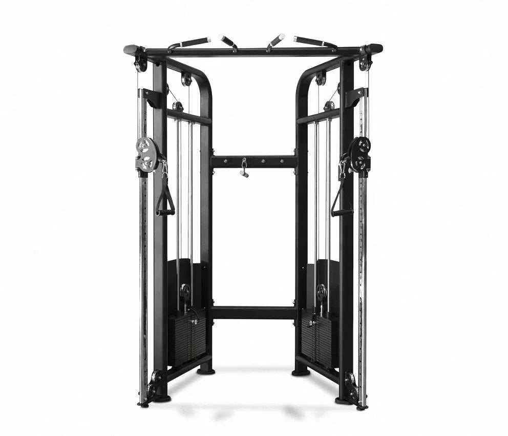 Dual Functional Trainer machine poulies double station musculation - CENTRALGYM.FR
