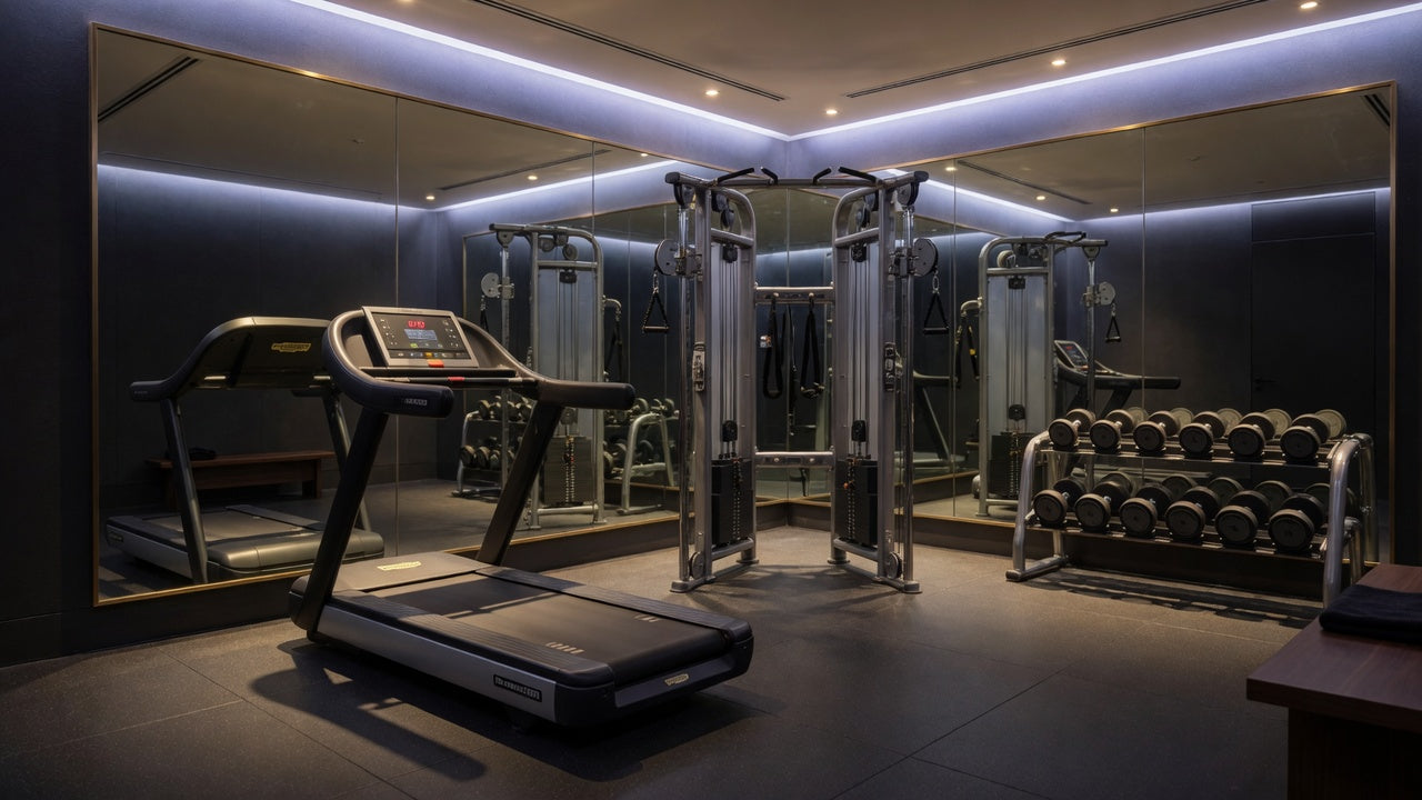 Les 3 machines indispensables dans un home gym haut de gamme, quelle que soit la surface