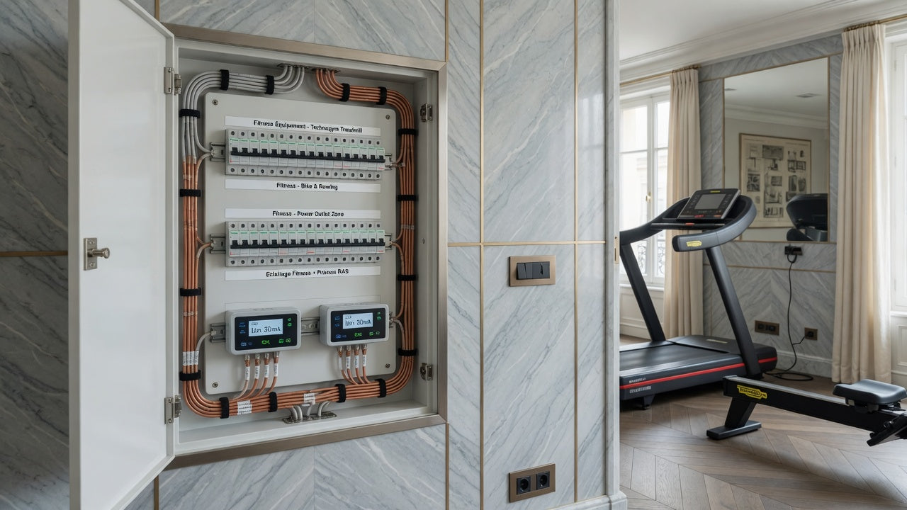 Installation électrique pour un home gym professionnel : ce qu'il faut prévoir avant de brancher la première machine