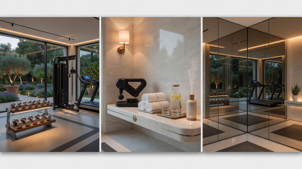 Équipements fitness villa de luxe : ce qui justifie 10 000 € la semaine