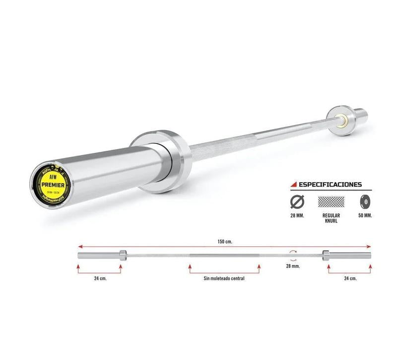 Barre Premier Chromed 150cm/50mm (Neuf)