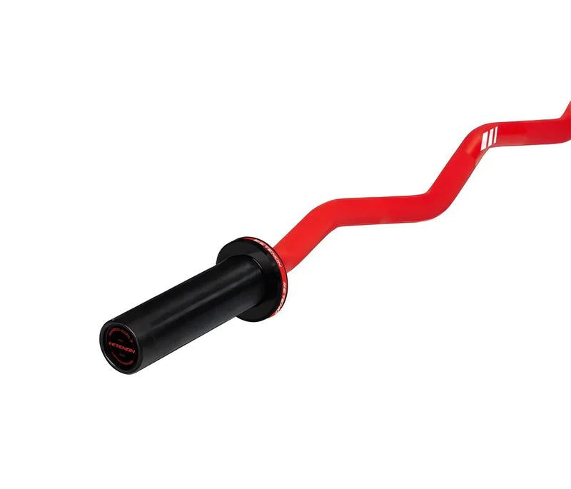 Barre Premier Chromed Curl Z 120cm/50mm Limited Edition Red (Neuf)