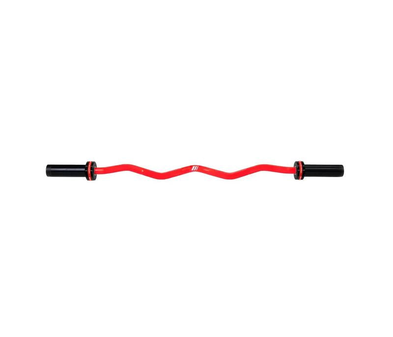 Barre Premier Chromed Curl Z 120cm/50mm Limited Edition Red (Neuf)