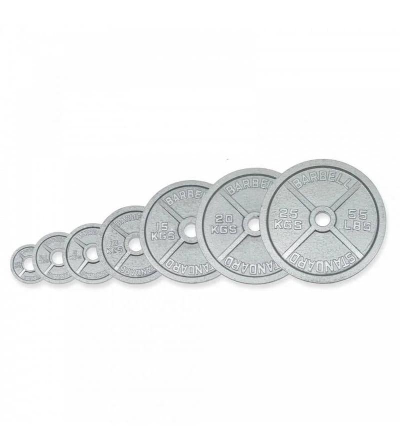 Disque olympique en fonte 50mm pour musculation - CENTRALGYM.FR