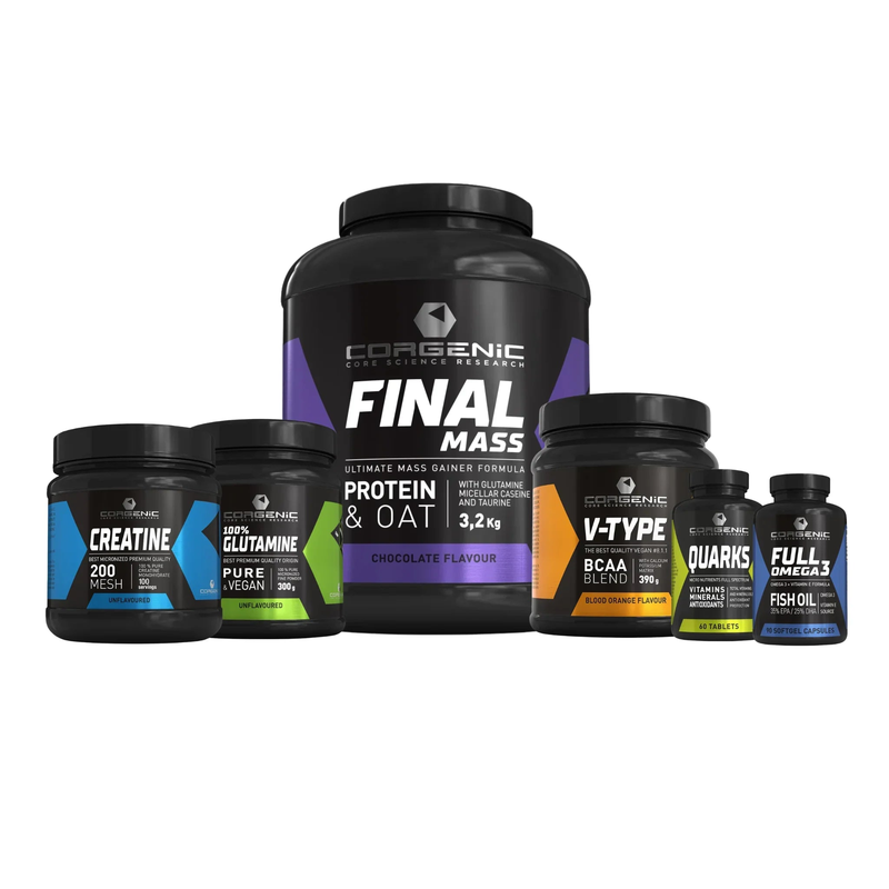 PACK CORGENIC Gain Maximal 90 jours (Homme +80kg)
