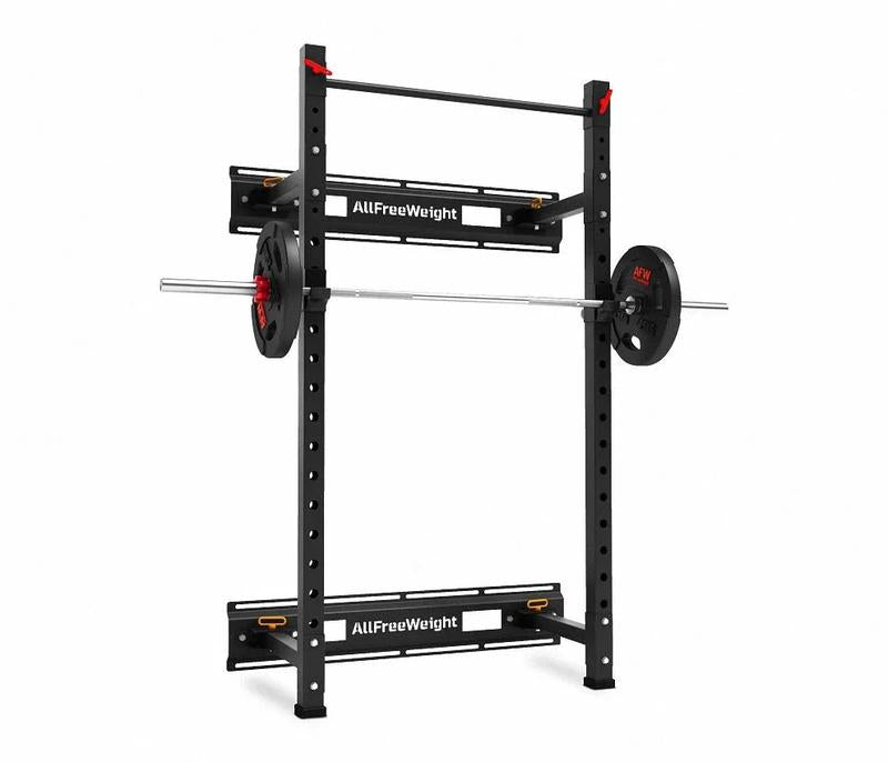 Rack à Squat avec Barre de Traction Pliable (Neuf)