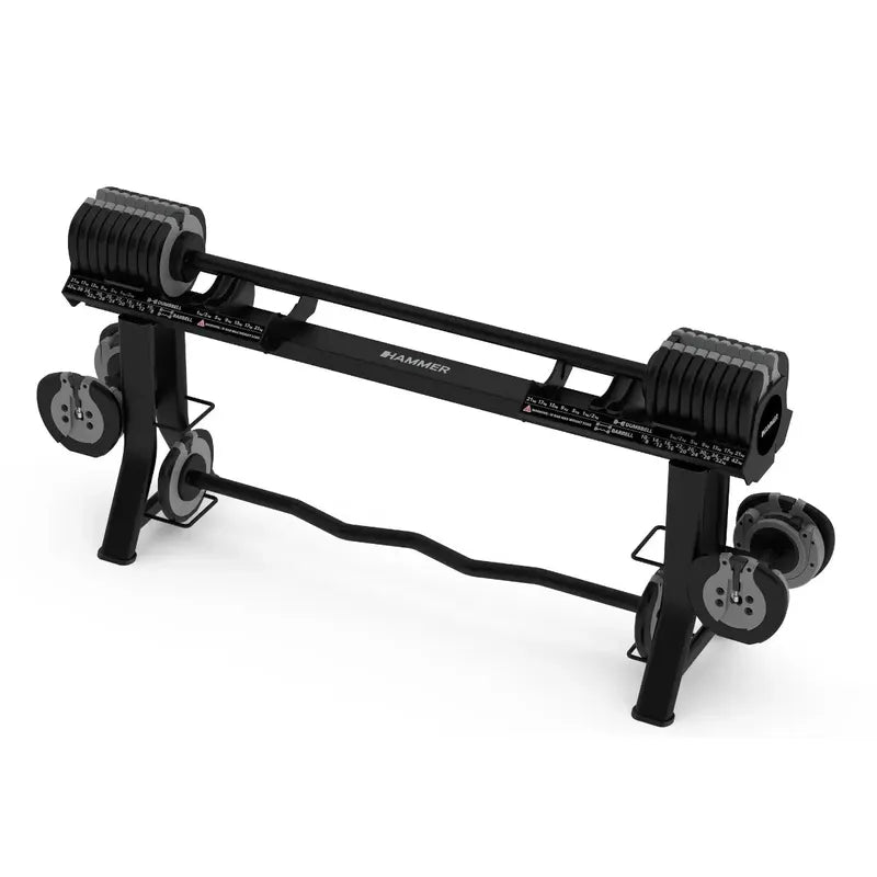 SmartLock 8.0 - Ensemble haltères + barres réglables de 5 à 42kg (Neuf)