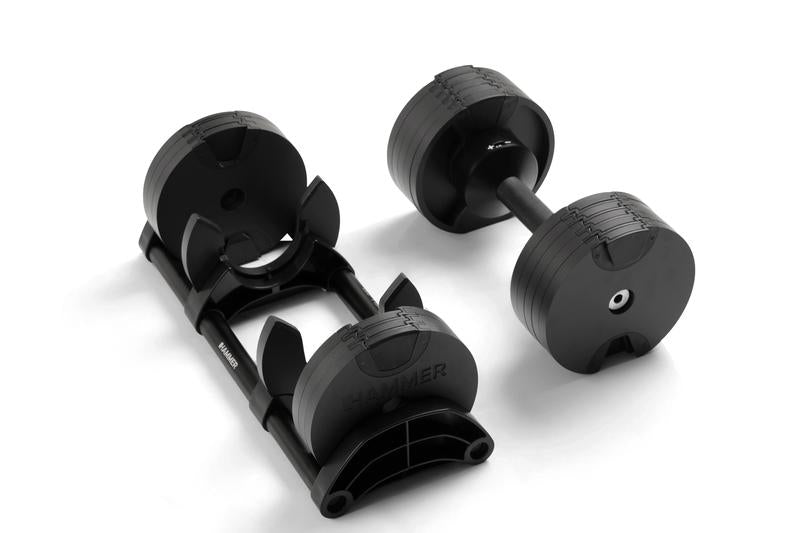 SmartLock - Ensemble haltères réglables de 2 à 32kg (Neuf)