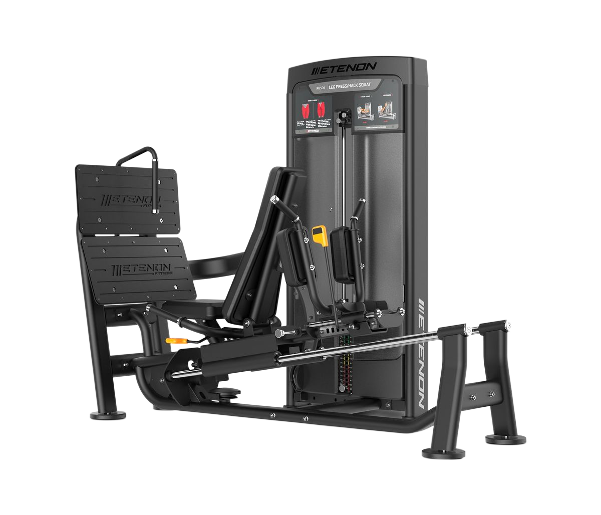 R8 Dual Leg Press/Hack Squat – Machine jambes multi-fonction (presse / hack squat) (Neuf)