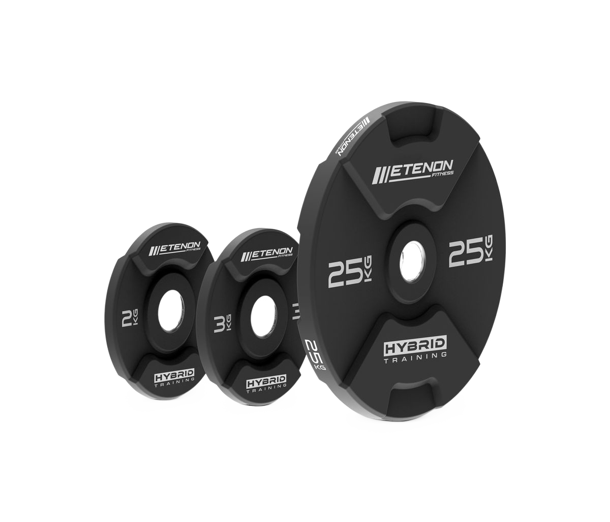 Disques Uréthane Sled Hyrox Hybrid Training – Charge complète 170 kg (2 à 25 kg) (Neuf)