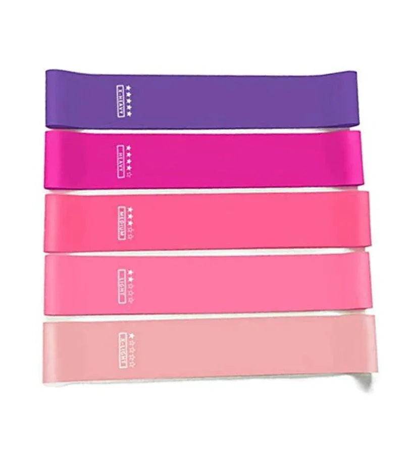 Bandes élastiques musculation mobilité activation traction couleur rose - CENTRALGYM.FR