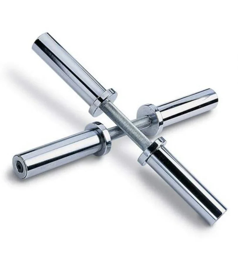 Barre olympique courte 52 cm haltères musculation 50 mm - CENTRALGYM.FR