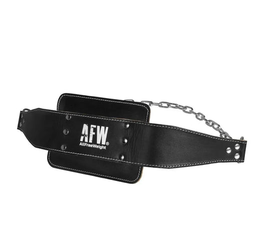 Ceinture cuir avec chaîne tractions dips lestées musculation - CENTRALGYM.FR