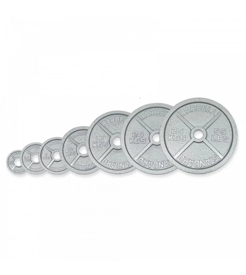 Disque olympique en fonte 50mm pour musculation - CENTRALGYM.FR