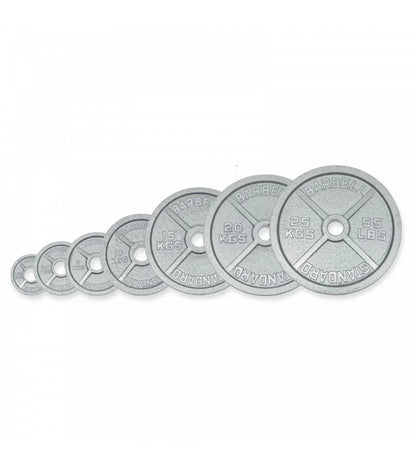 Disque olympique en fonte 50mm pour musculation - CENTRALGYM.FR