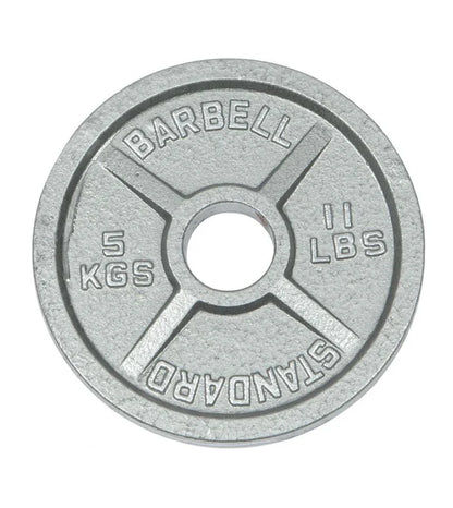 Disque olympique en fonte 50mm pour musculation - CENTRALGYM.FR