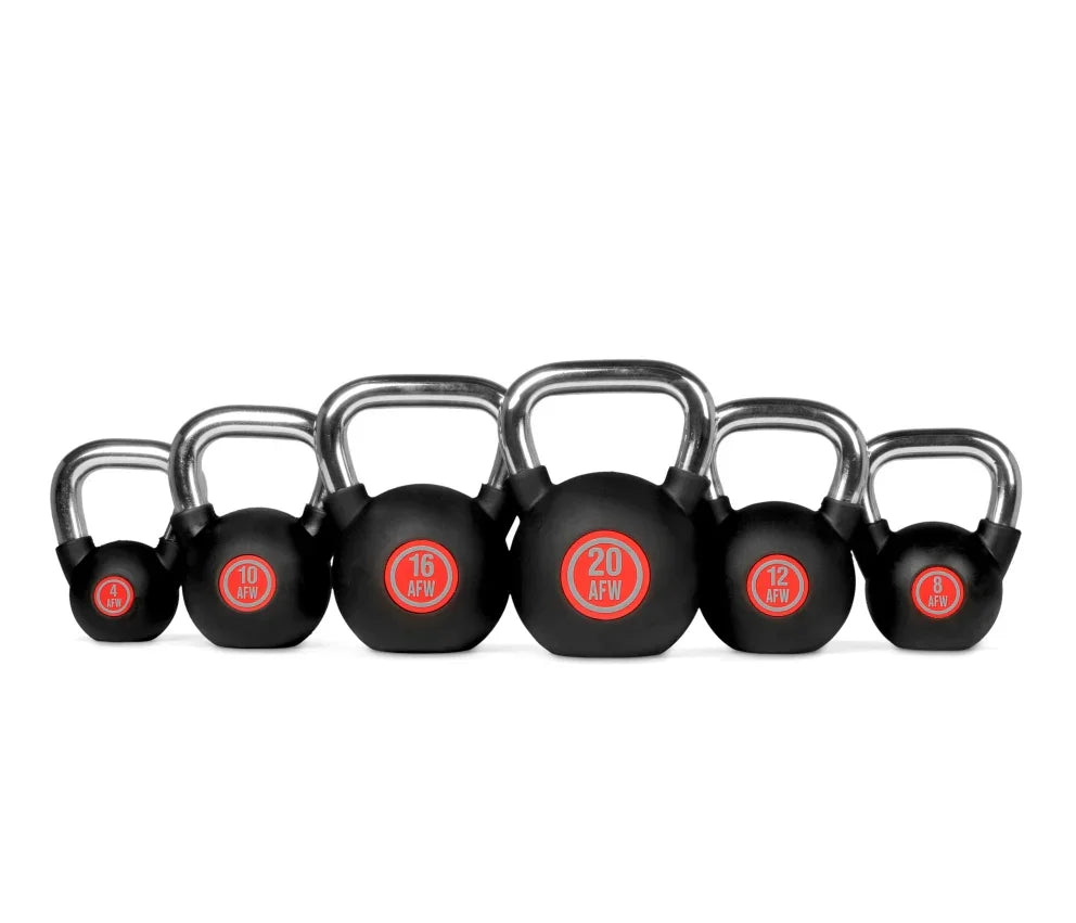 Kettlebell caoutchouc entraînement fonctionnel musculation - CENTRALGYM.FR